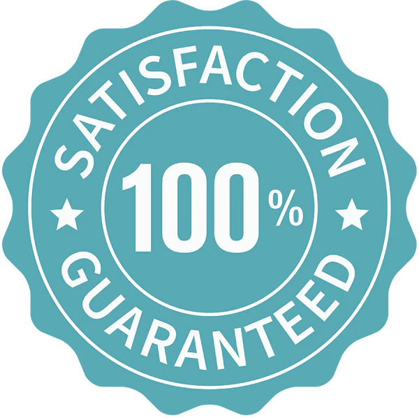 Wolfox Global Publishing’s Satisfaction Guarantee badge, symbolizing quality and customer confidence.